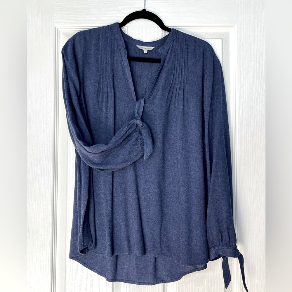 Lucky Brand Split Neck Top